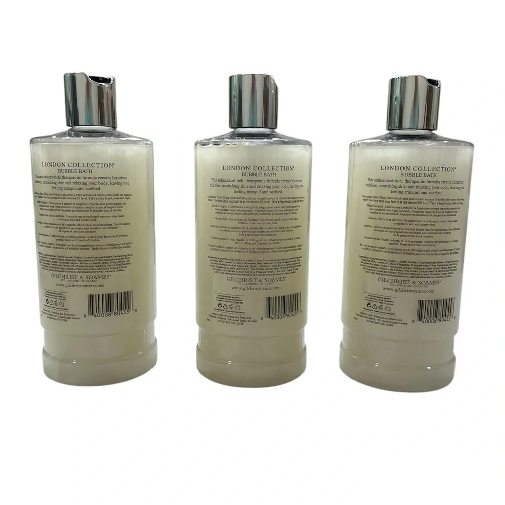 Gilchrist & Soames London Collection Bubble Bath 15.5 oz  w/bonus Pillow Mist